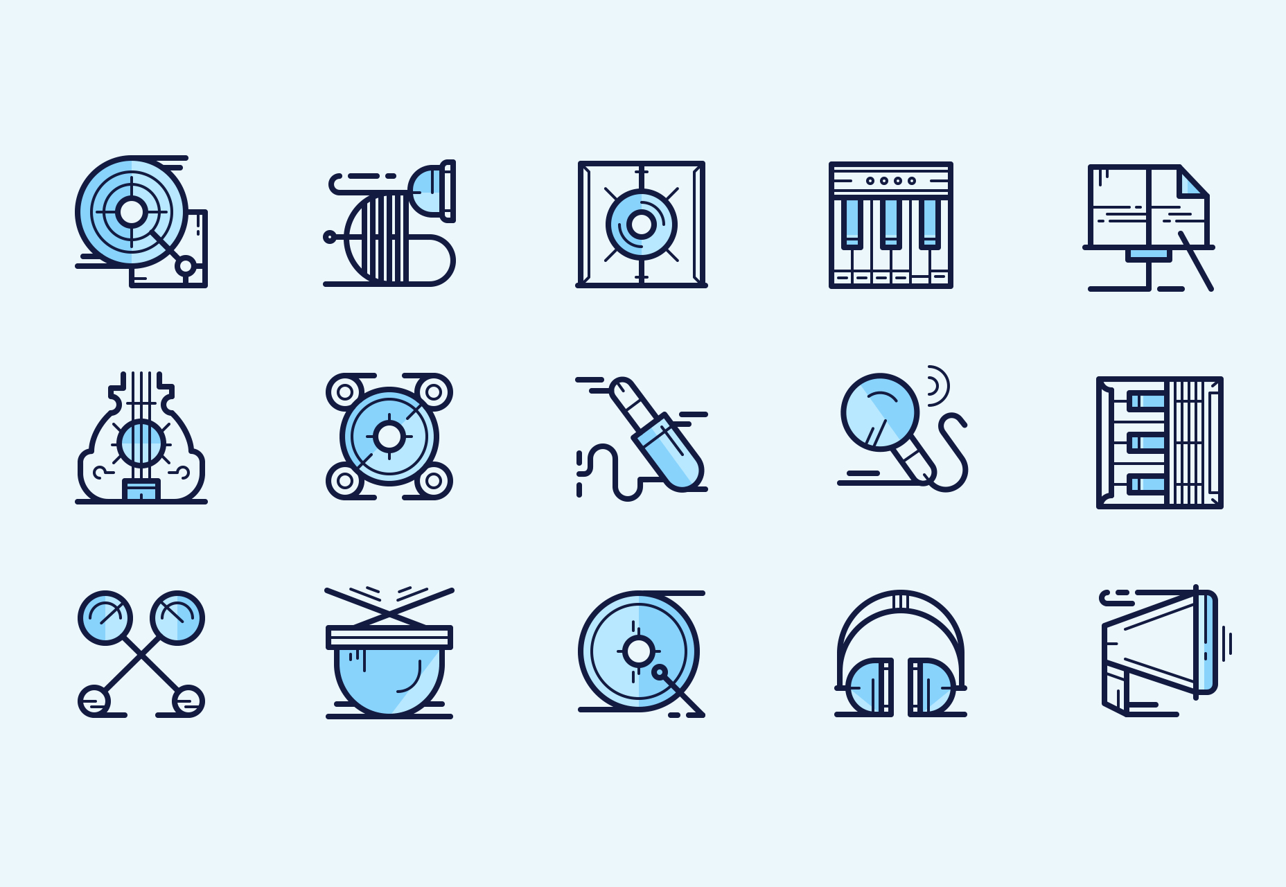 music-icons-multi-weight-line-style-icons