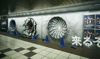 На станции метро в Токио появились дыры от ударов Гокку, Луффи и Наруто
