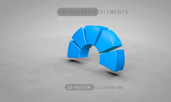 Уроки по созданию элементов инфографики в 3D