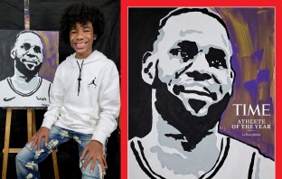 Юный талант: обложку для Time нарисовал 14-летний художник