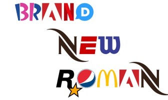 Знакомьтесь, Brand New Roman – шрифт из знаменитых логотипов