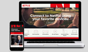 Новый фирменный стиль сервиса Netflix
