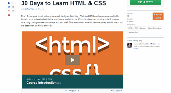 30 Days to Learn HTML & CSS